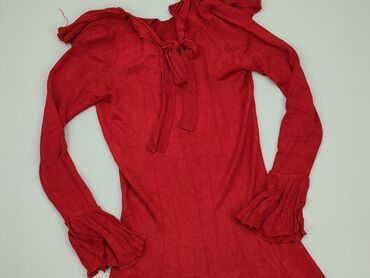 czerwona długa sukienki na wesele: Sukienka, S, stan - Dobry