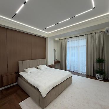 flat osh: 4 комнаты, 155 м², Асанбай мкр Элитка, 12 этаж, Дизайнерский ремонт — 6