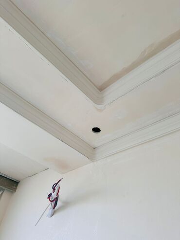Tavan işləri: Xidmət: Gips (şamot) işləri və dekorativ karniz/plikat/rozetka — 6