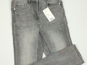 jeansy z postrzępionymi nogawkami: Spodnie jeansowe, Pepperts!, 10 lat, 140, stan - Idealny