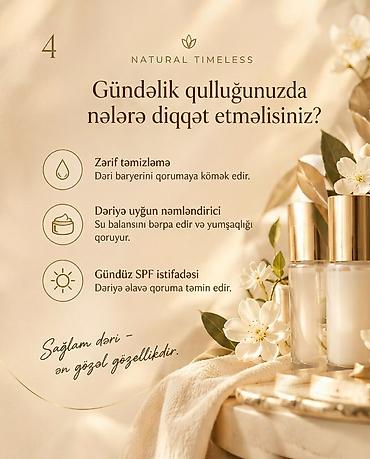 kasmetoloq: Naturally Timeless – Sənin təbii işıltın! Şirkətin məhsullarının — 6