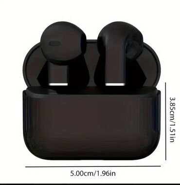 Qulaqcıqlar: Yeni Simsiz (Bluetooth) Qulaqcıqlar, AIR MUSIC, rəng - Qara