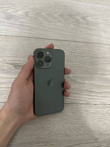 iphone 13 про: IPhone 13 Pro, Б/у, 128 ГБ, Alpine Green, Чехол, 90 %