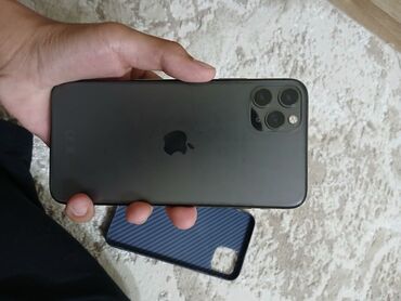 чехол на макбук: IPhone 11 Pro Max, Колдонулган, 256 ГБ, Space Gray, Заряддоочу түзүлүш, Коргоочу айнек, Каптама, 72 %