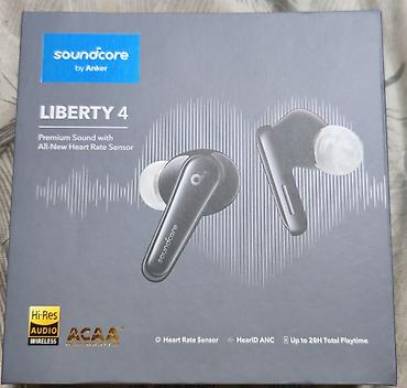 микрофоны бу: TWS наушники Anker Soundcore Liberty 4 черный с шумоподавлением б/у - — 1
