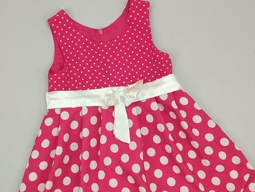 sukienki letnie czarne w kwiaty: Dress, 4-5 years, 104-110 cm, condition - Good