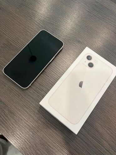 iphone 13 mini qiymet: IPhone 13 mini, 128 GB, Starlight, Simsiz şarj, Face ID
