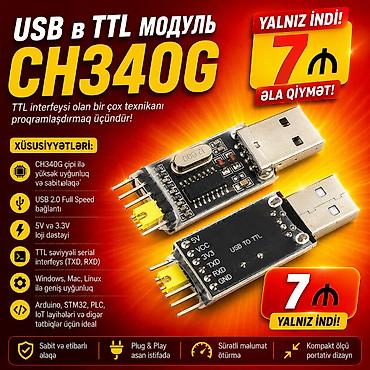 tikis masini ustasi: USB proqramator CH340, CP2112, CH340G, FTDİ232RL, ST-Link TP4056 — 5