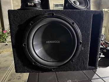 massive dinamik: Avtomobil üçün səs sistemi komplekti - Subwoofer: Kenwood bas dinamik — 7