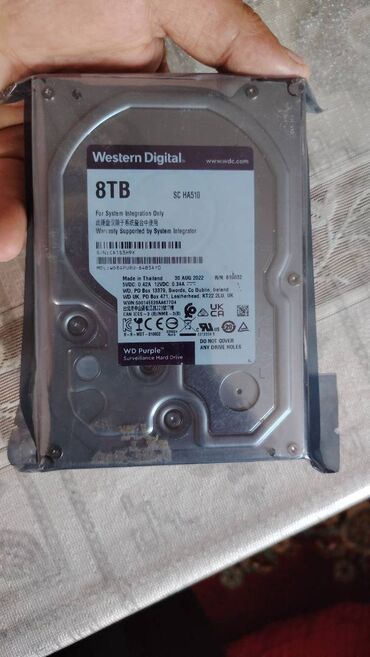 hard disk təmiri: Daxili Sərt disk (HDD) Western Digital (WD), 8 TB, 10000 RPM, 3.5", Yeni