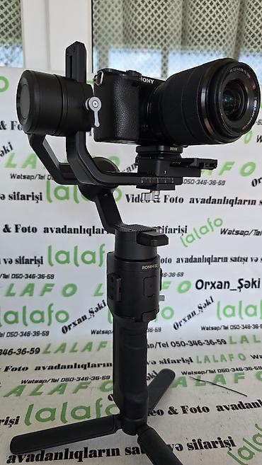 mini dv kamera: DJI Ronin-SC üzərində Sony A6000 və sony 28-70 abiyektif lə tam — 4