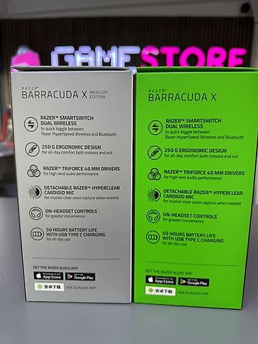 Кулакчындар: Razer Barracuda X — беспроводная мультиплатформенная игровая гарнитура — 3