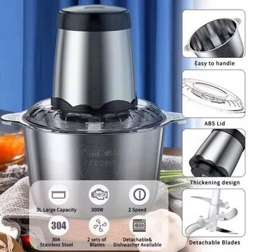 metalac aparati za brijanje: Secko za povrce 3L 3099 din Secko za meso 3l Blender za povrce