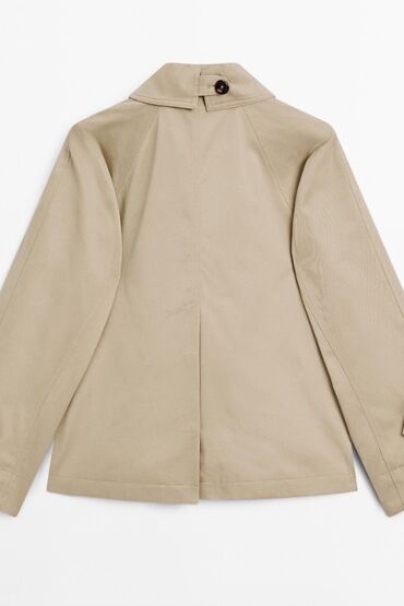 Mantili: M, Novo, Sa postavom, Jednobojni, bоја - Bež — 2