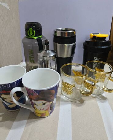 стеклянная посуда: Отдаю за 200 сом, все что на фото. Всё целое, чистое и рабочее. Адрес