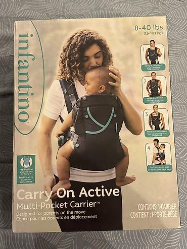 ana qucagı: Infantino Carry On Active Multi-Pocket Carrier – ana qucağı • 8–40 — 2