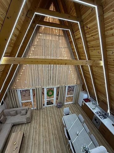 Günlük kirayə evlər: İstirahət üçün A‑frame tipli villa – şəxsi hovuzla - Memarlıq — 7