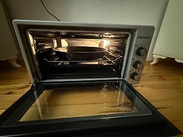 Техника для кухни: Yoshiro elektrik mini soba - Stolüstü kompakt dizayn, şüşə qapı və — 8