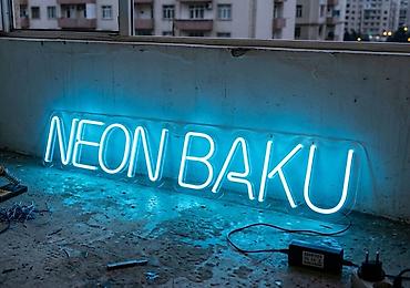 led reklam: Neon reklamların yığılması (Sifarişlə) istədiyiniz dizaynda neon — 1