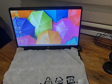 HP: HP noutbuk – 15.6" ekran, tam ölçülü klaviatura (rus/ingilis layout) — 2