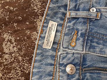 cins walvar: ZARA WOMAN “Premium Denim Collection” qadın cins şalvarı Yenidir - — 4