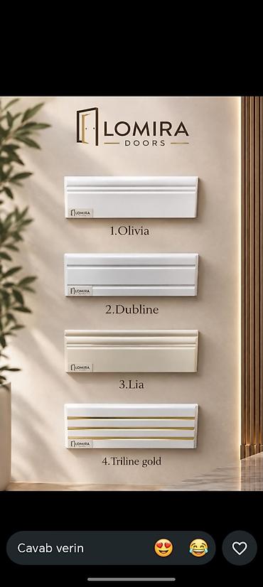 plasmas plintus: MDF plintus və dekorativ pervazlar - Material: sıxlıqlı MDF - Tətbiq — 9