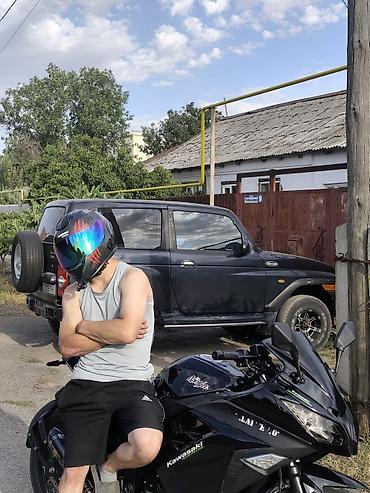 выхлоп акрапович: Спортбайк Kawasaki, 300 куб. см, Бензин, Взрослый, Б/у — 4