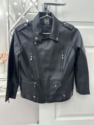стильные украшения из кожи: Детская косуха IMCCE Premium Jackets - Цвет: черный - Размер на