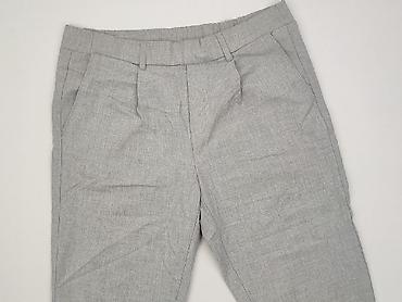 grey jeans: Bershka, Spodnie materiałowe damskie, rozmiar M — 1