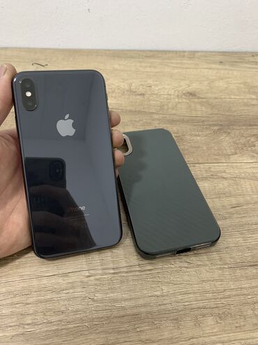 айфон 100: IPhone X, 64 ГБ, Кара, Каптама, 100 %