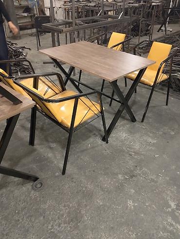 bar stulları: Stullar ilə, Dördbucaq masa, 4 nəfər, Azərbaycan, Zəmanətli, Kredit yoxdur, Ödənişli quraşdırma — 5