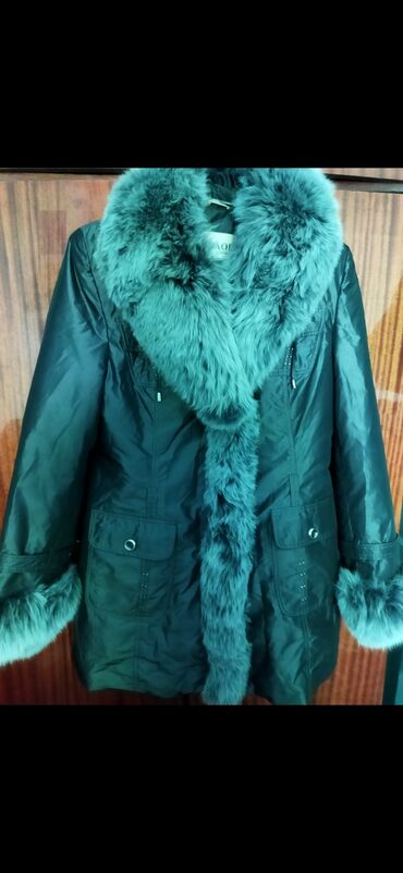 теплые женские куртки на зиму: Пуховик, С капюшоном, 4XL (EU 48)