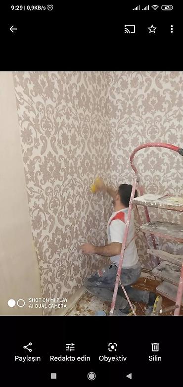 reklam isi: Aboy malyar ustası cəld ve səliqəli iş görürük laminat paduqa emusiya — 9