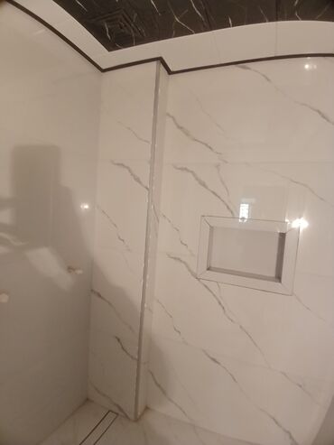 Plitə işləri: Xidmət: Hamam/Tualet kafel-metlax və niş qurulması Təsvir: - — 13