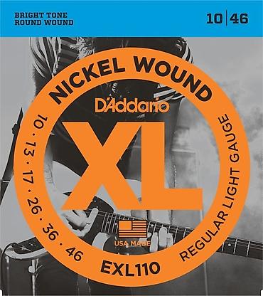 Гитары: D'addario elektro gitara uchun 1 dest sim
model: exl 110 — 1