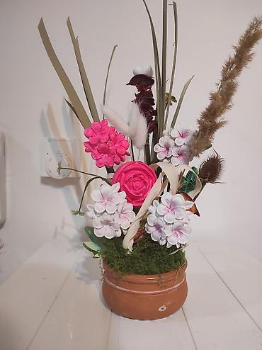 Ostali kućni dekor: Ručne dekorativne aranžmane u saksiji - Unikatne kompozicije od — 1