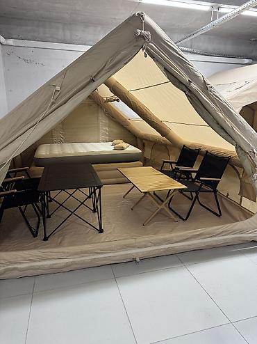 Палатки: 🏕️ Жаңы чатыр сатылат! ✔️ Размери: 4м × 3м × 2.1м ✔️ Материалы — 4