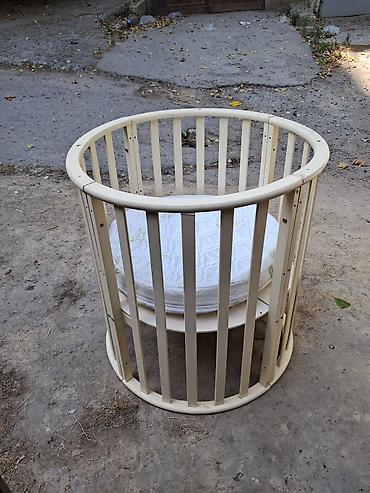 it sekili: Uşaq üçün dairəvi beşik - Forma: dairəvi/oval konstruksiya — 2