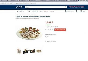 Ostalo posuđe: Zenker tepsija/kalup za keksiće – slova i brojevi - Ploča za pečenje — 7