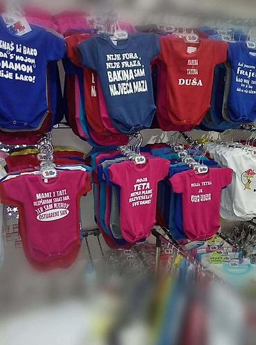 Bodiji i zeke za bebe: Mere 56-62 dvobroj do 3 meseci 68 do 5 meseci 74 do 9 meseci 80 do — 33