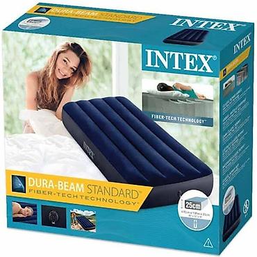 rucice za ormane: 64756 Intex Dura-Beam Standard Classic Downy – Krevet na naduvavanje — 3