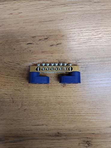 мебельный кондуктор: Латунная распределительная шина с изоляторами - Материал: латунь — 1