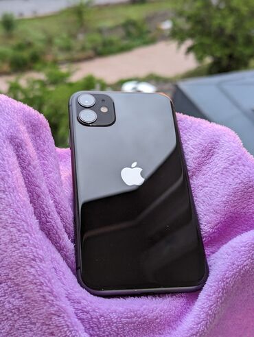 Apple iPhone: IPhone 11, Новый, 128 ГБ, Черный, Защитное стекло, Чехол, Кабель, 73 %