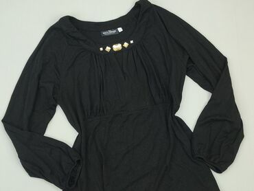 czarne bluzki z wiązaniem: Blouse, S (EU 36), condition - Good