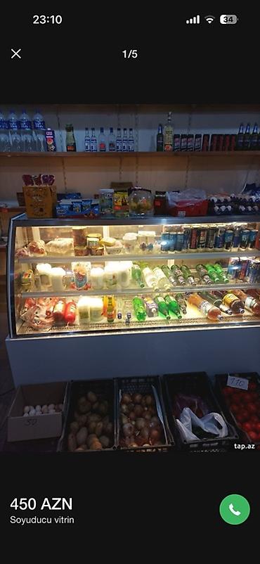 kafe stolları: Soyuducu vitrinin satışı. Xüsusiyyətlər: - Şüşə ön və yan panellər — 4