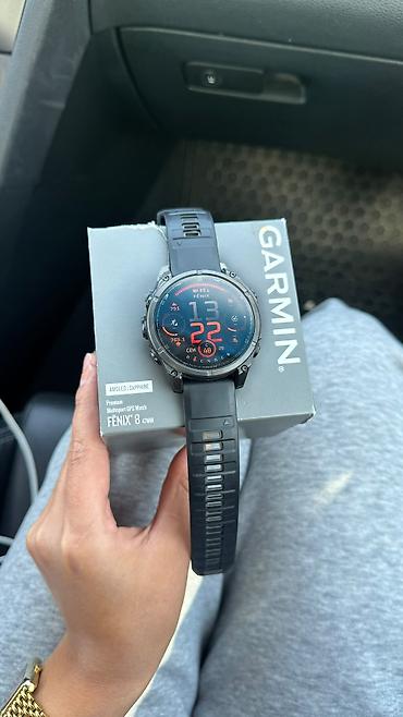 Garmin fenix 8 sapphire amoled В идеальном состоянии Полный комплект