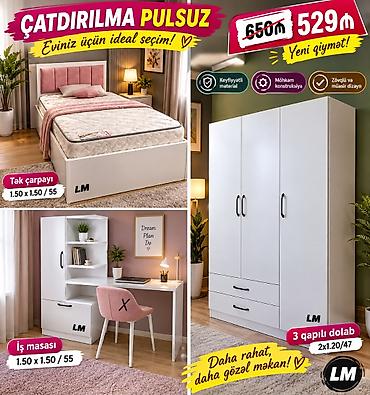 Gənc oda🤴👸 DOLAB+çarpayı+yazı masa_ 💥 Yeni və sifarişlə Qiymət lalafo.az -da Gənc oda🤴👸 DOLAB+çarpayı+yazı masa_ 💥 Yeni və sifarişlə Qiymət