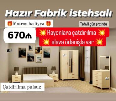 ikinci el dolab: *💥Rayonlara çatdırılma 💥* *💥 Əlavə ödənişlə var 💥* *Yataq dəsti