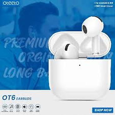 bluetooth qulaqlıq: Kateqoriya: Qulaqlıqlar Brend: Oteeto Model: OT6 White Təsvir: - — 1