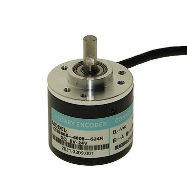 kollektor: Rotary Encoder C38S6G5-600B-G24N – 5-24V, 600 pulse AB iki fazalı — 3